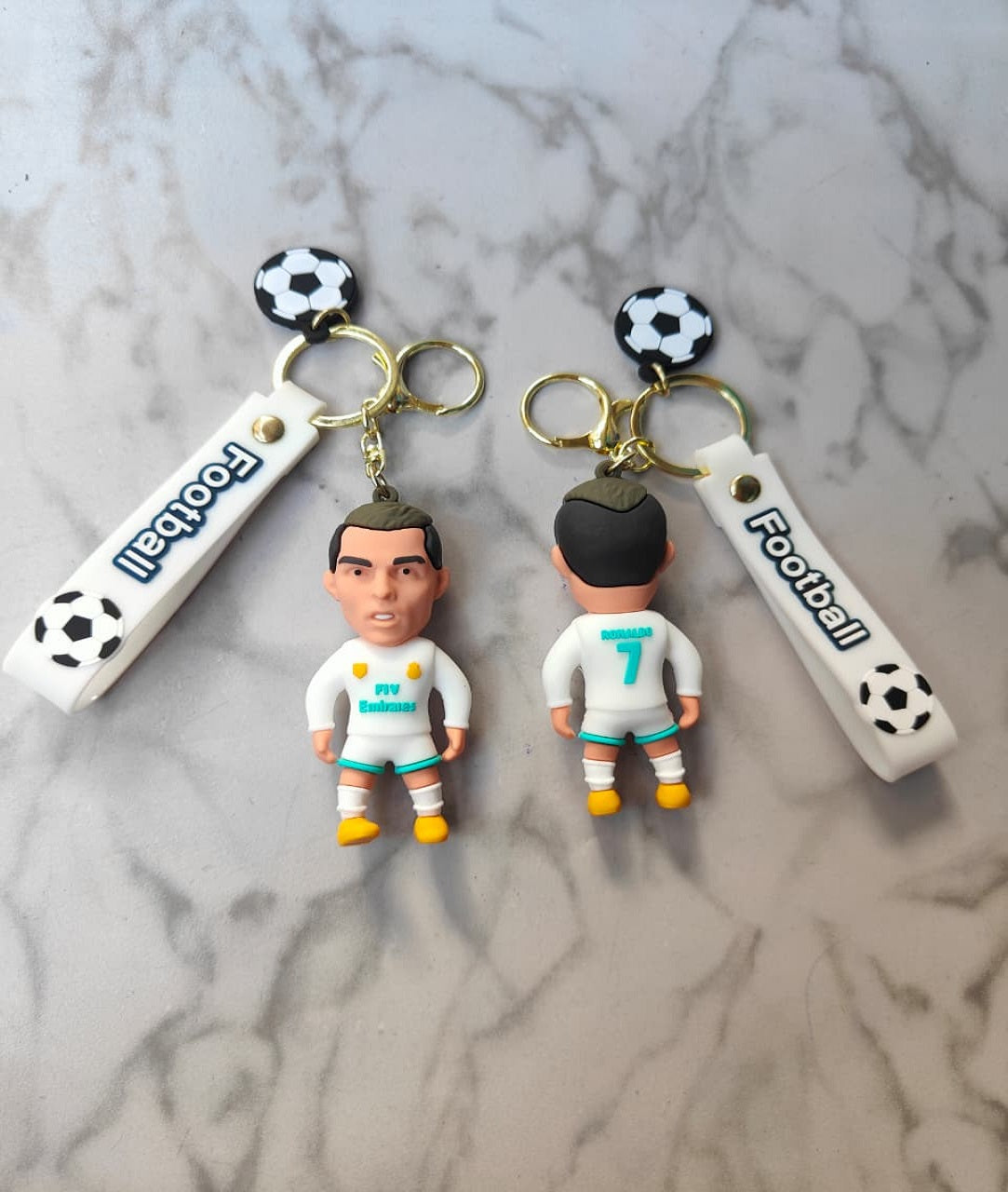Cristiano Ronaldo 3D Real Madrid Keychain