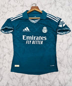 Real Madrid Louis Vuitton (Teal Green) Player Version Football Jersey