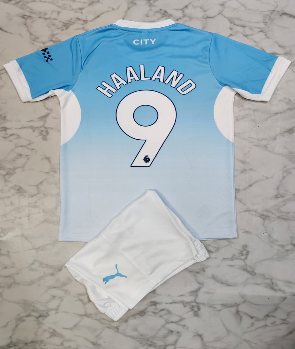 Manchester City Home 26/27 Kids India Football Jersey Set (Jersey + Shorts)