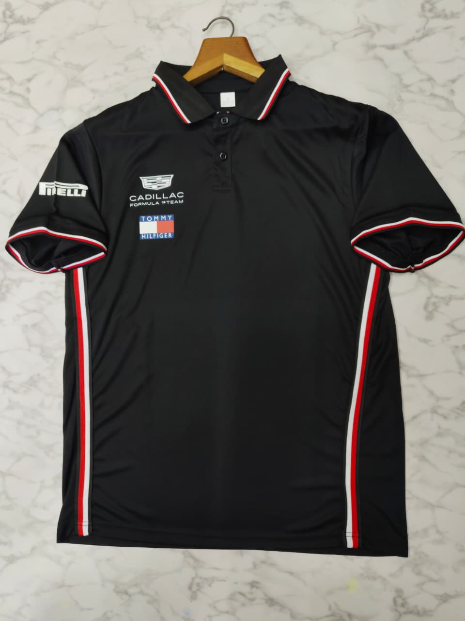 Cadillac Formula 1 Team Black Polo T-Shirt