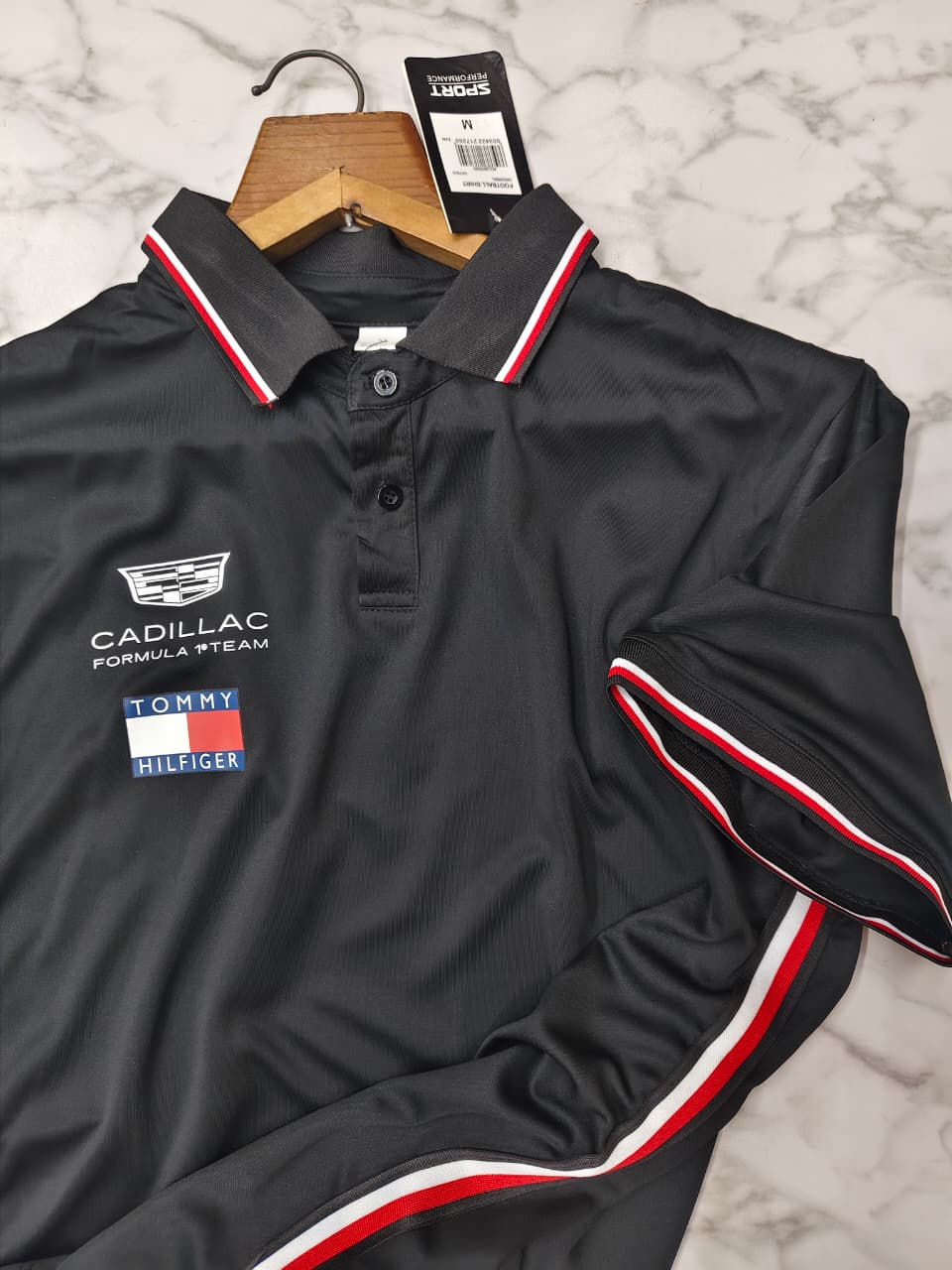 Cadillac Formula 1 Team Black Polo T-Shirt