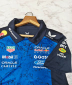 Red Bull Racing Motorsport Polo T-Shirt – Blue & Navy