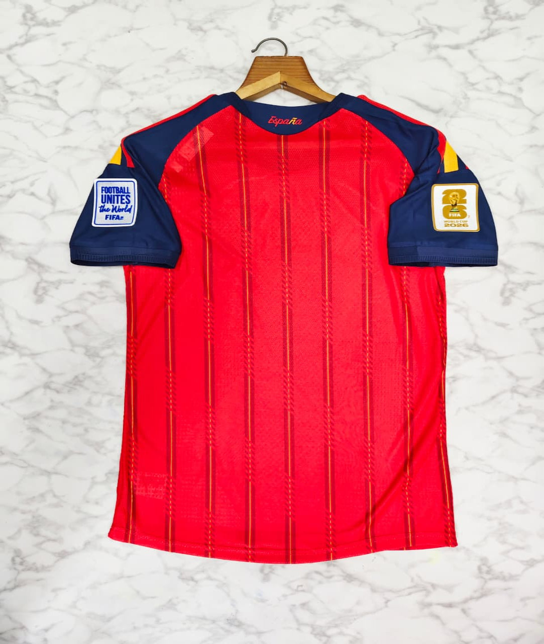 Spain Home 2026 Player Version Football Jersey (With Badage)