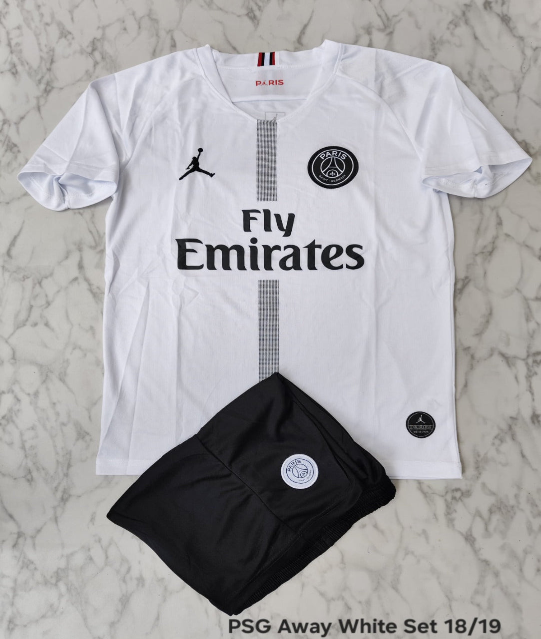 Paris Saint-Germain (PSG) Away 18/19 Football Jersey Set (Jersey + Shorts)