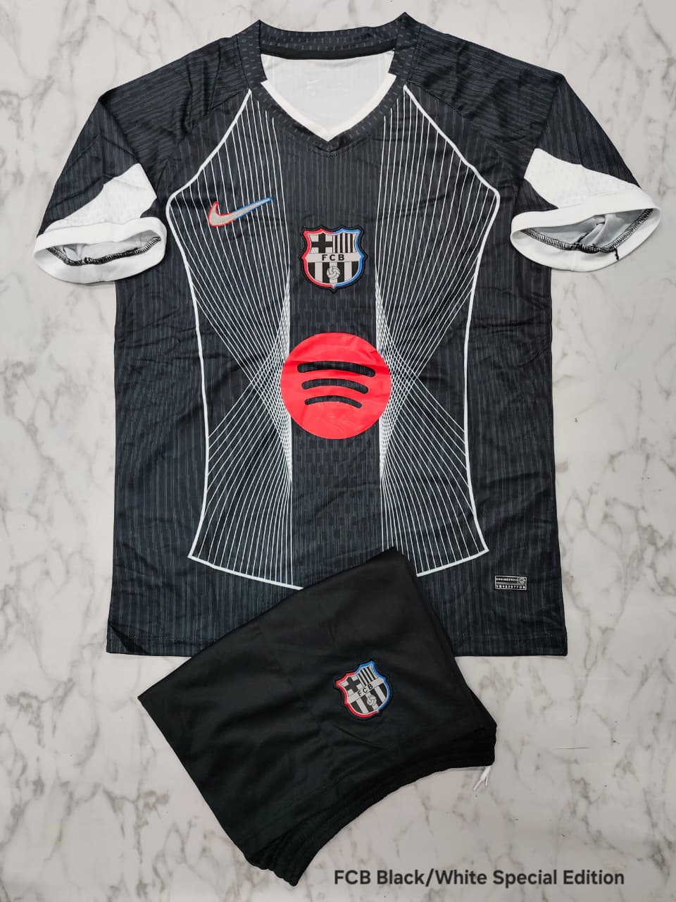 FC Barcelona Art 3 Special Edition Football Jersey Set (Jersey + Shorts)