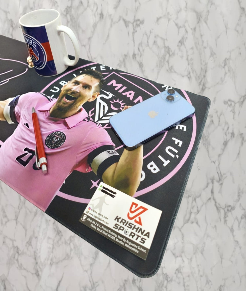 Inter Miami With Messi Desk Pad