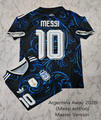 Argentina Away Messi Edition Master Quality Football Jersey