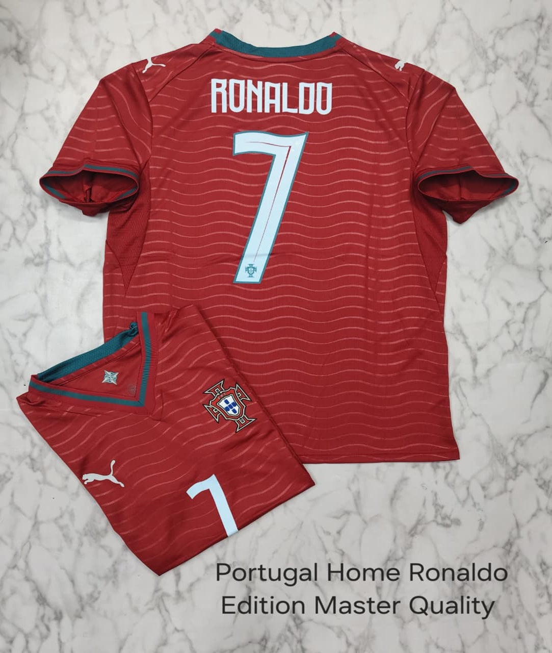 Portugal Home Ronaldo Edition Master Quality Football Jersey
