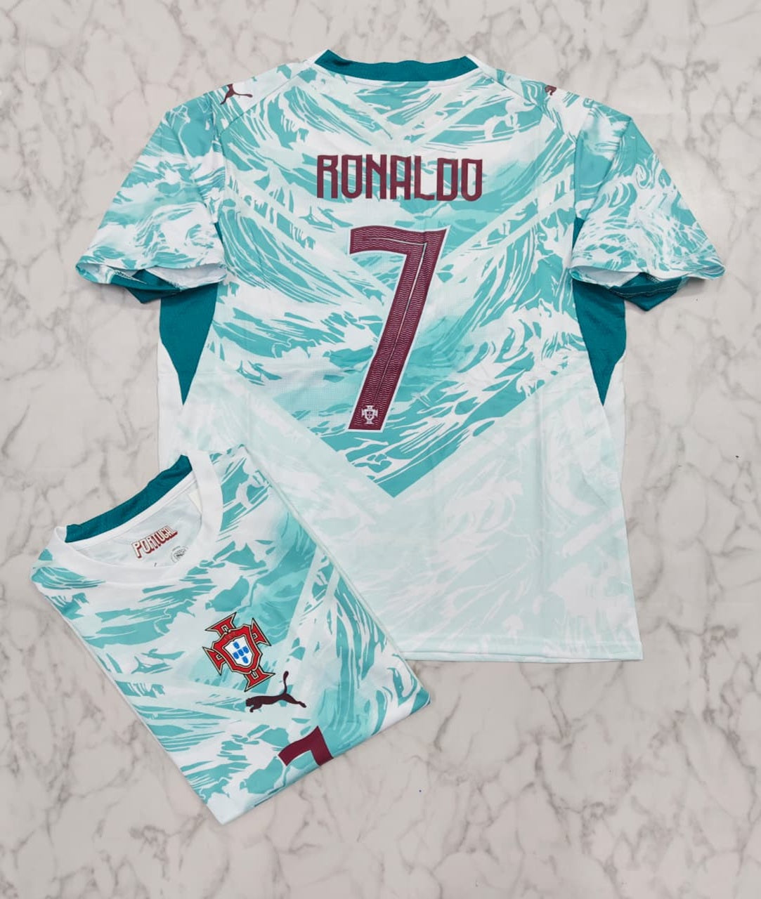 Portugal Away Ronaldo Edition Master Quality Football Jersey