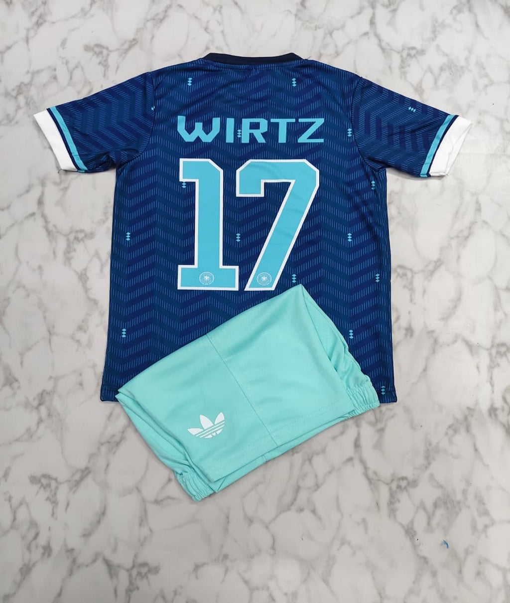 Germany Away 25/26 Kids India Football Jersey Set (Jersey + Shorts)