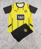 Borussia Dortmund Home 24/25 Kids India Football Jersey Set (Jersey + Shorts)