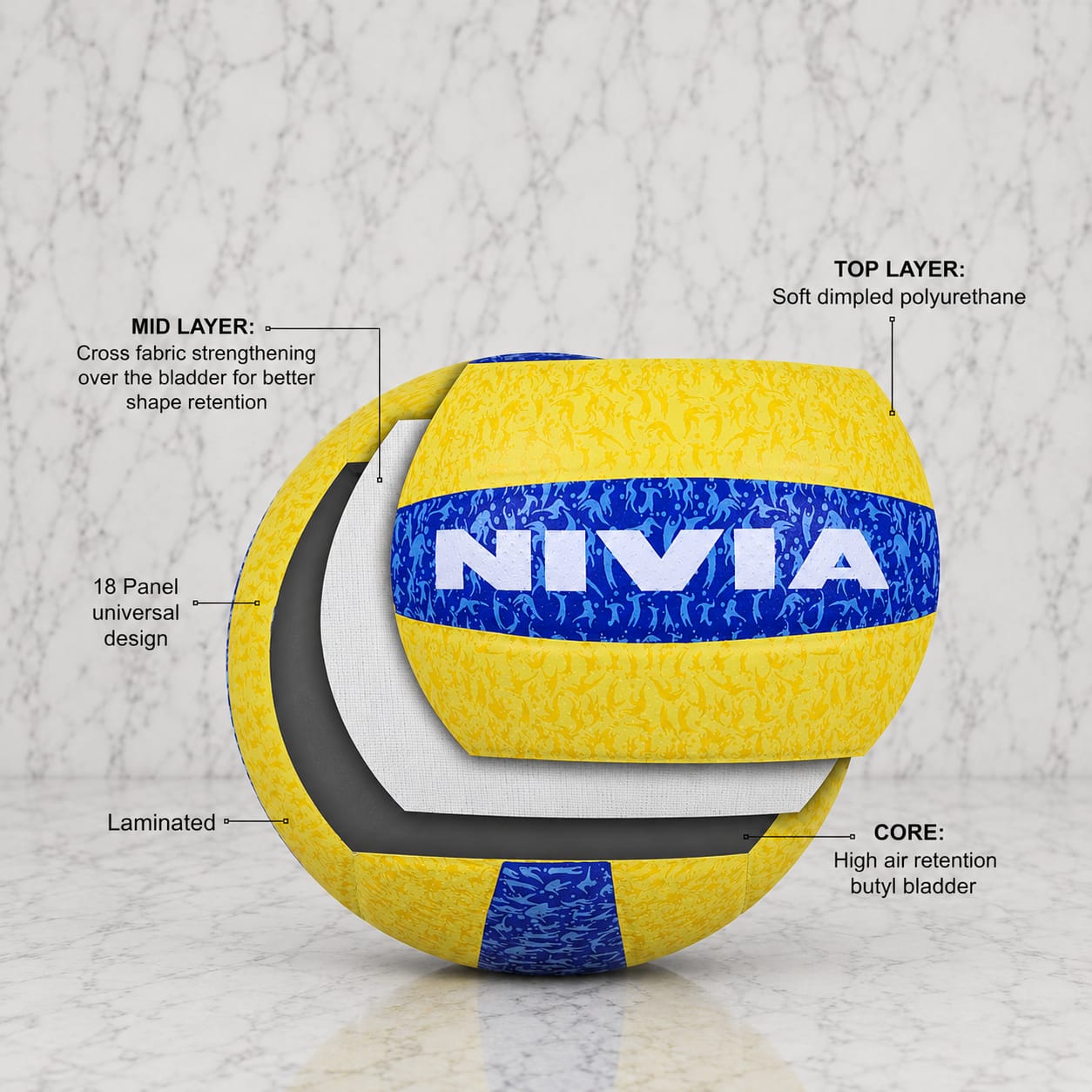 Nivia G-2020 Volleyball (VB-496)