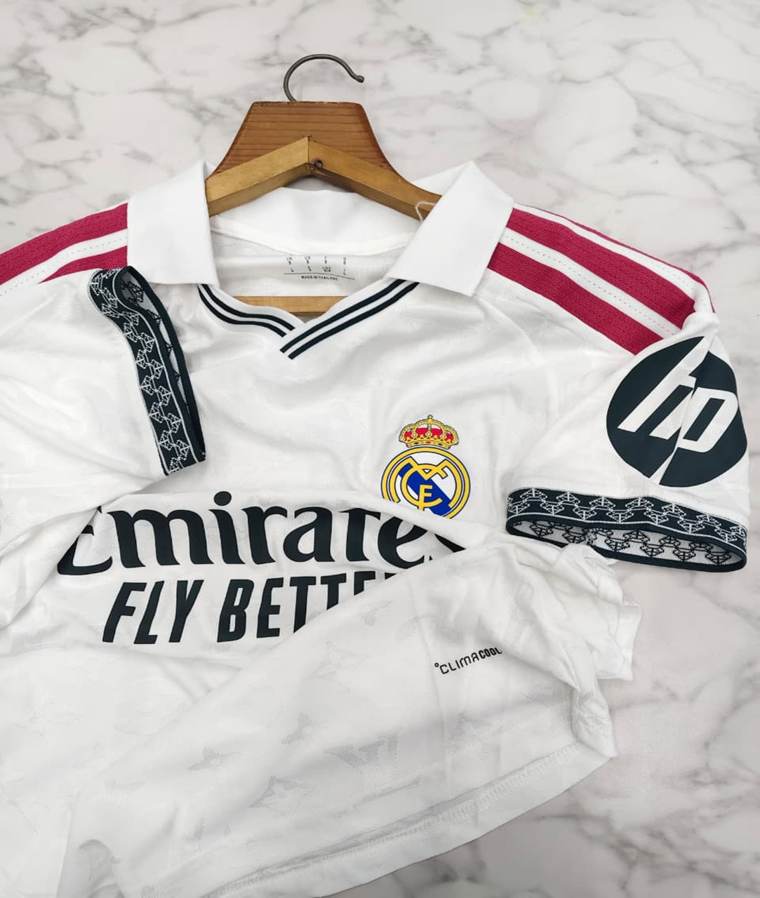 Real Madrid Louis Vuitton (White) Player Version Football Jersey