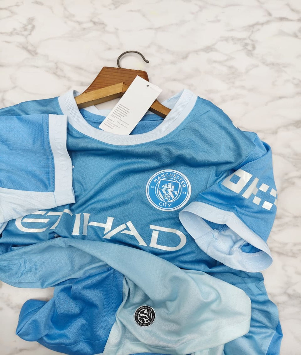 Manchester City Home 26/27 Player Version Football Jersey