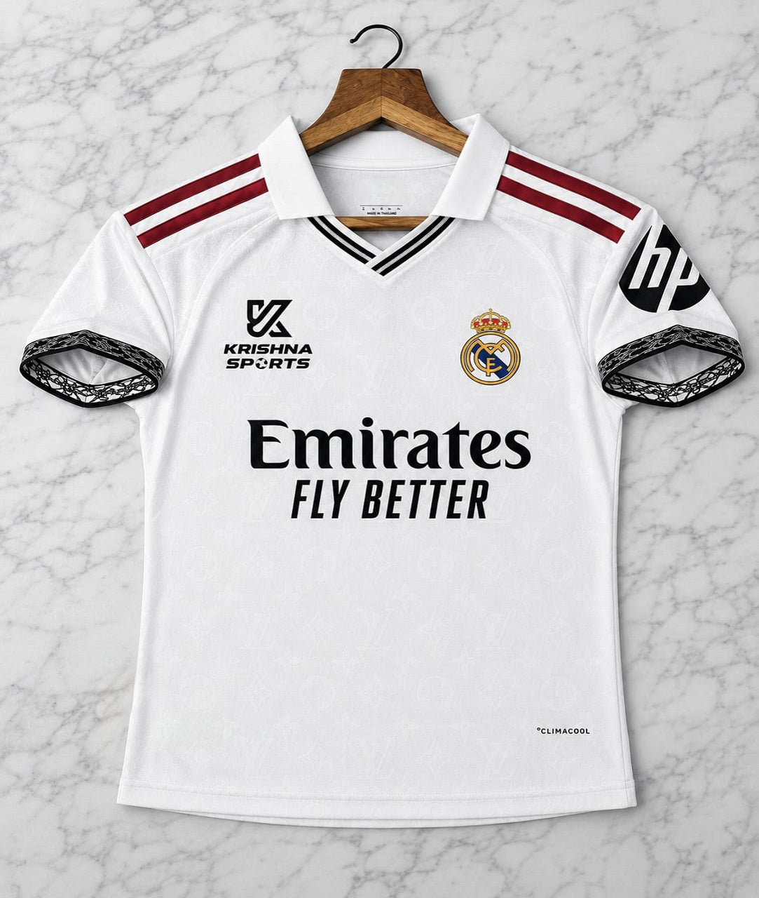 Real Madrid Louis Vuitton (White) Player Version Football Jersey