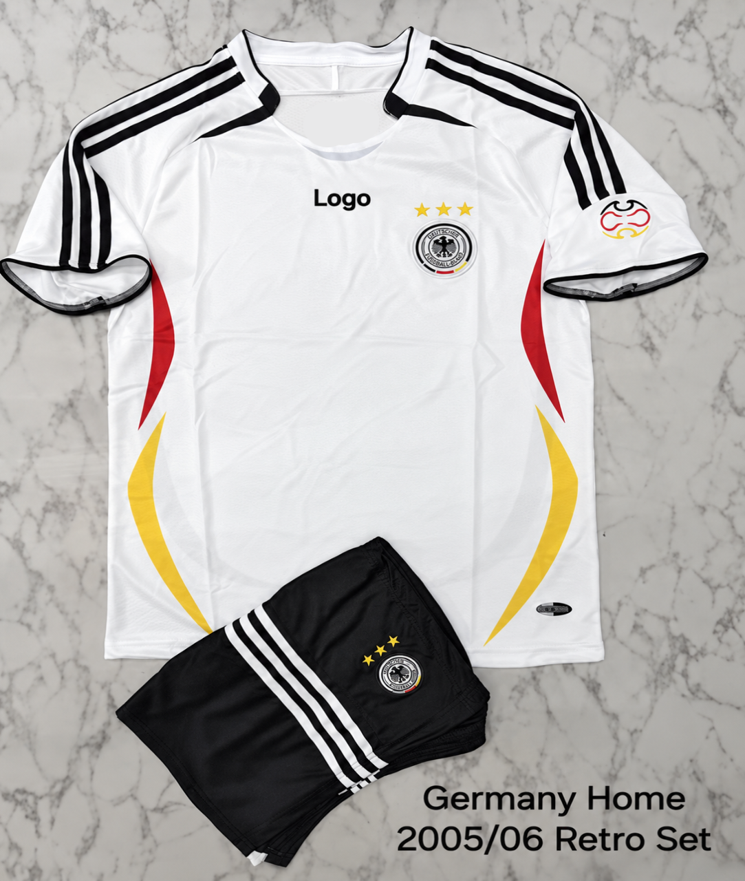 Germany Home 2005/06 Retro Football Jersey Set (Jersey + Shorts)