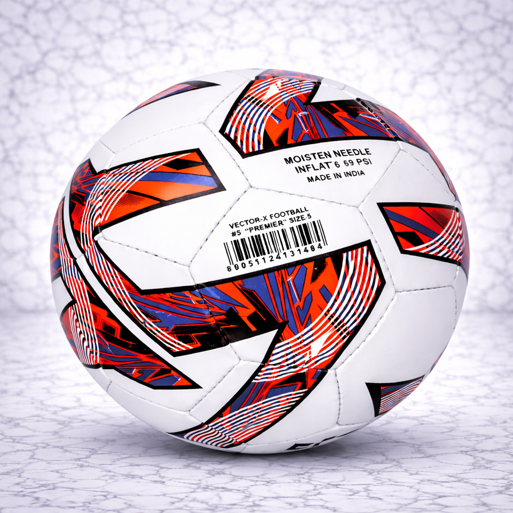 Vector X Premier Football – Blue & White / Red & White (Size 5)