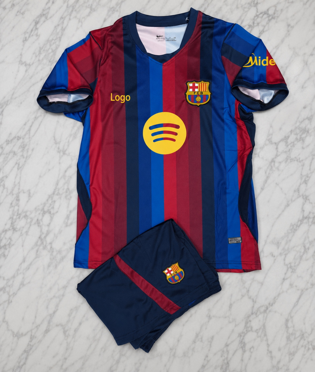 FC Barcelona Home 26/27 Football Jersey Set (Jersey + Shorts)