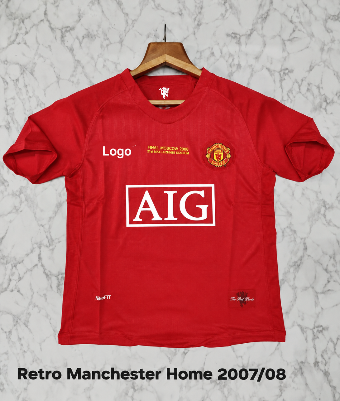 Manchester United Home 2008/09 Retro Football Jersey Master Quality
