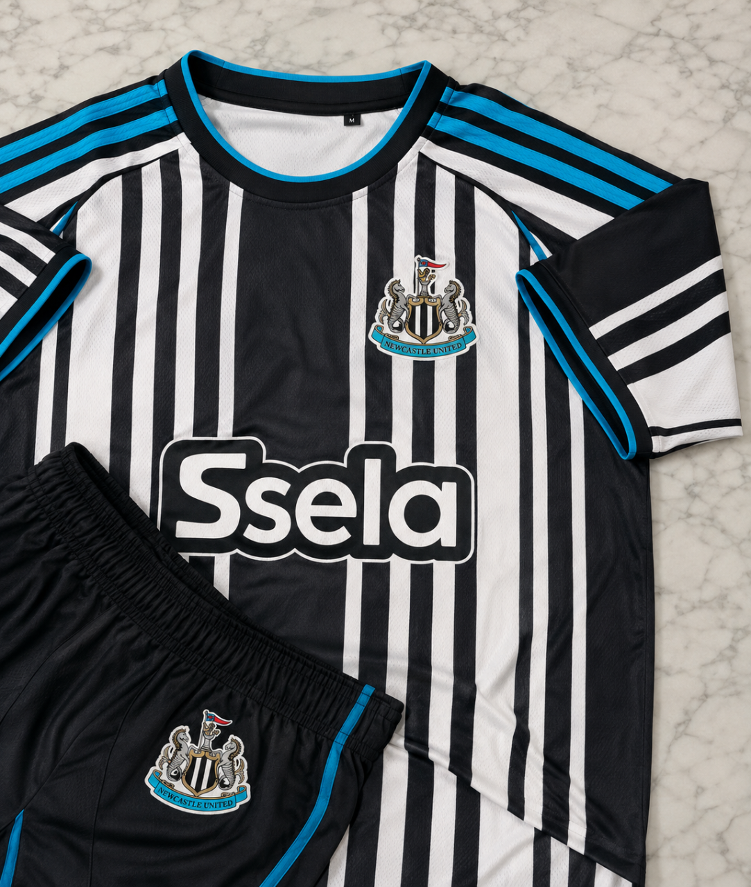 Newcastle United Home 26/27 Football Jersey Set (Jersey + Shorts)