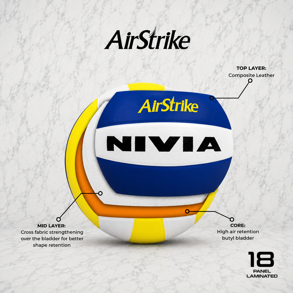 Nivia AirStrike Volleyball (VB-1122)