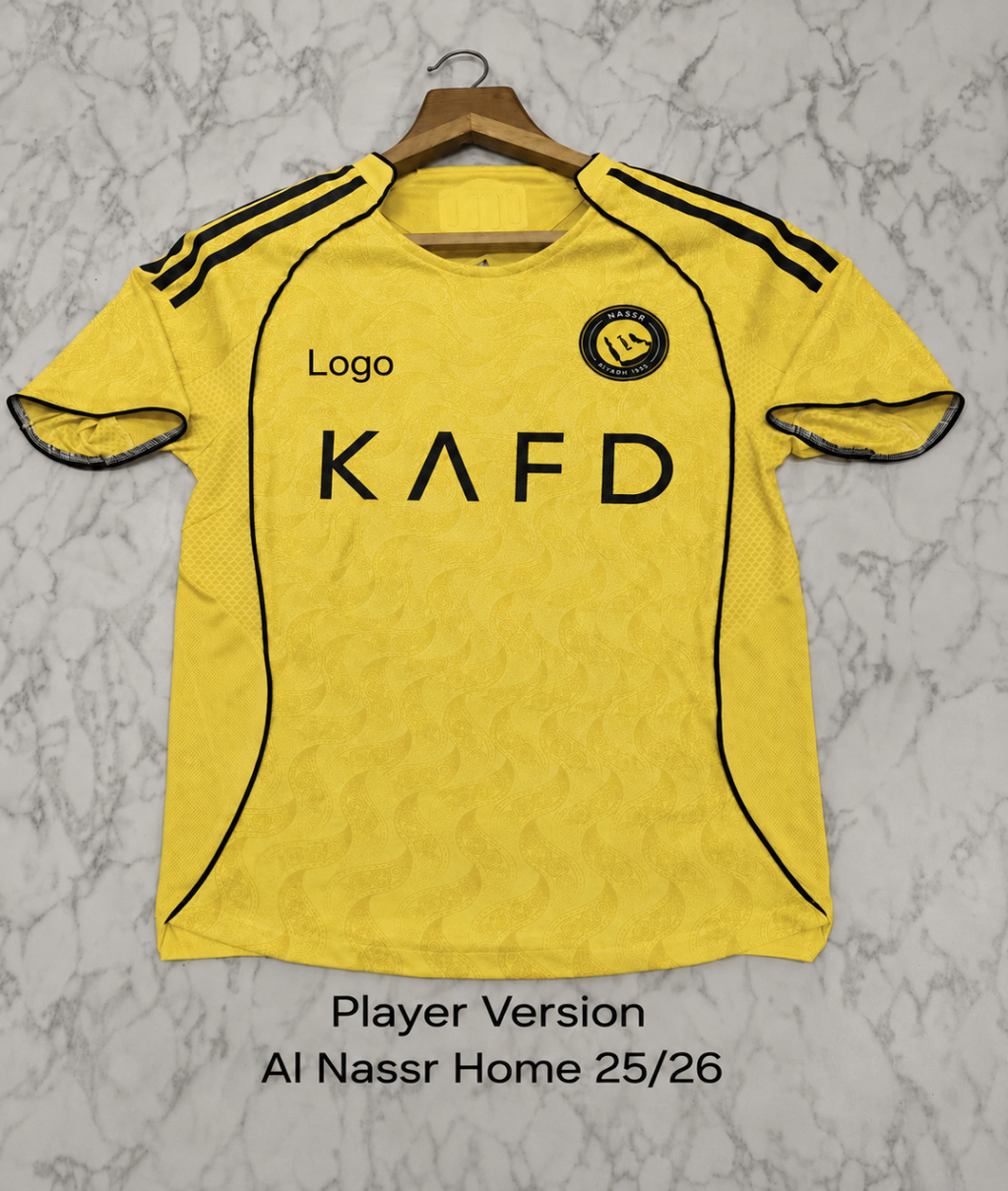 Al Nassr Home 25/26 Player Version Football Jersey
