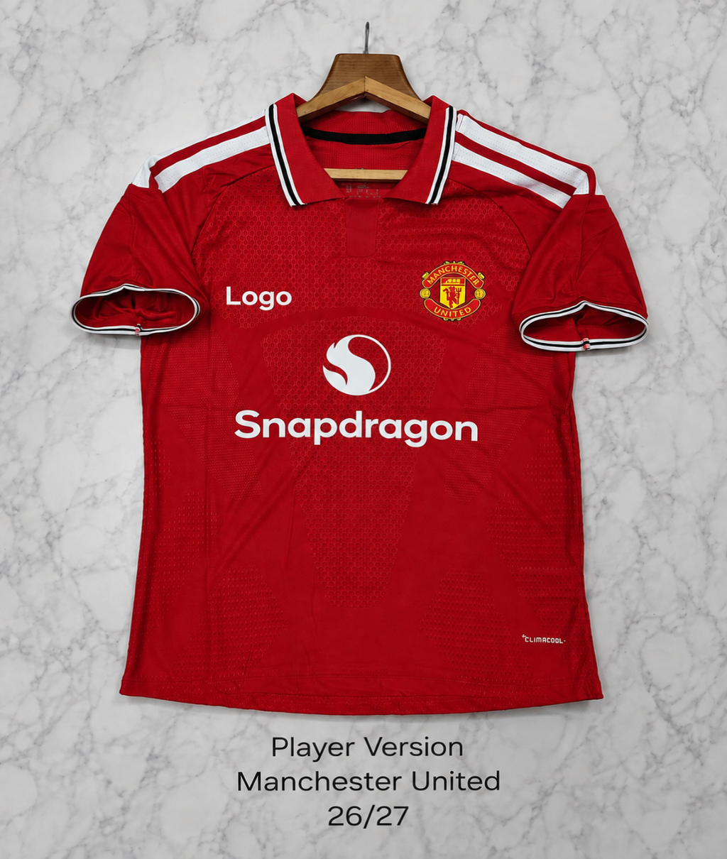 Manchester United Home 26/27 Player Version Football Jersey