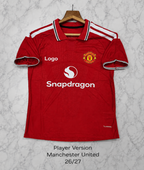 Manchester United Home 26/27 Player Version Football Jersey